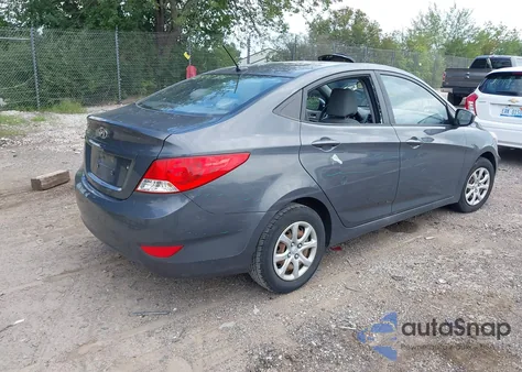 2012 Hyundai Accent Gls from USA, damaged, VIN KMHCT4AE9CU197961
